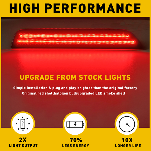 "DARK SMOKE" Red SMD LED Rear Side Marker Light Lamp For 10-14 Ford Mustang S197 - Picture 2 of 10