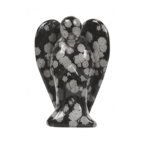 Carved Gemstone 50mm Peace Angel Pocket Guardian Crystal Healing Reiki Statue 2" - Picture 59 of 96