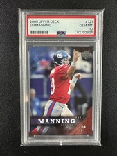 ELI MANNING 2005 UPPER DECK #121 GIANTS HOF POP 3 PSA 10 GEM MINT
