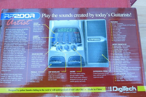 DigiTech RP200A "Artist" Multi-Effect Guitar Processor, gebraucht, super Zustand - Bild 11 von 16