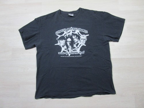 Under A Nightmare Band (XL) T Shirt Horror Punk Rock Underground Vintage Y2K