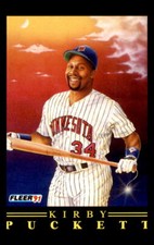 1991 Fleer #1 Kirby Puckett Minnesota Twins