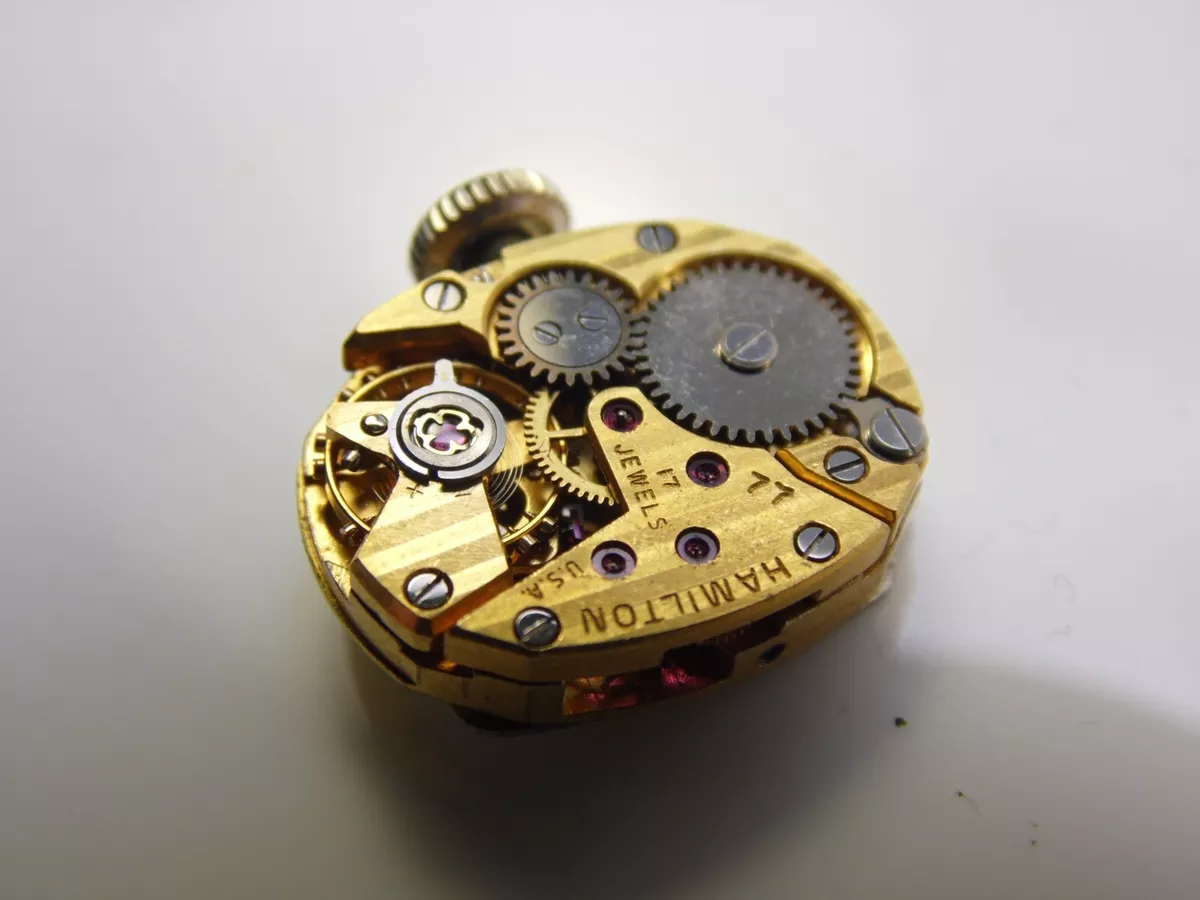 Hamilton 77 17 Jewels Mechanical Watch Movement for Parts Repair