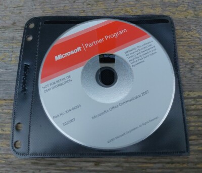 Microsoft Partnerprogramm Office Communicator 2007 CD X14-08834 Software