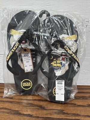 NEW JACK & JONES Premium Flip Flops Sandal Lot Of 5 SZ 7-12 Jack & Jones Flip Flops Various Styles And Sizes ( 5 Pair  main image 4