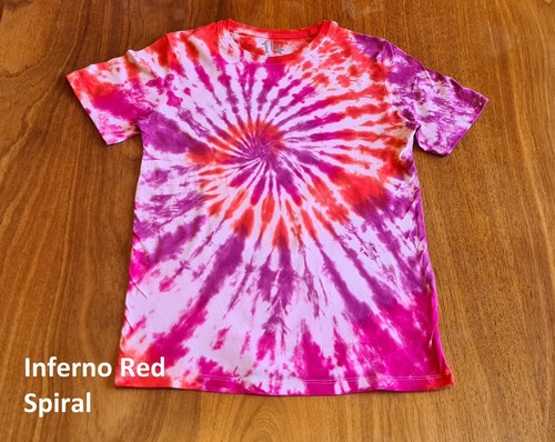 1960's Classic hippie kids unisex tie-dye T-Shirts, handmade tshirt, kids tee - Picture 4 of 18
