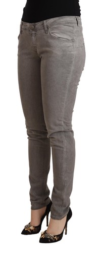 ACHT Jeans grau Baumwolle niedrigbundig dünn Push Up Denim Hose s. W29 UVP 300 $ - Bild 2 von 8