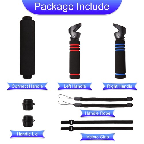 VR Dual Handles Extension Grips and Long Stick Handle for Quest 2 Controller ... - Picture 5 of 5