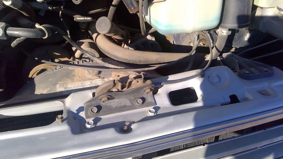 1987 1988 1989 1990 1991 Chevy G20 Van capó pestillo conjunto con soporte OEM Foto 3 de 4