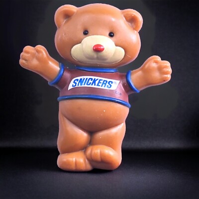 VTG MARS Fridge Magnet Refrigerator Snickers Teddy Bear Chocolate Lovers 1987