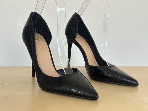 Truffle Collection Damen-Stilettoabsatz schwarz Animal-Print Größe 5 - Bild 7 von 9