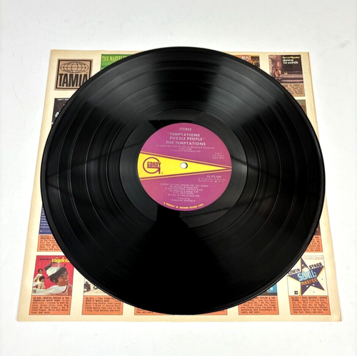 The Temptations Puzzle People Vinyl LP Gordy Records GLPS 949 Mowtown Shrink VG+ - Imagen 5 de 10