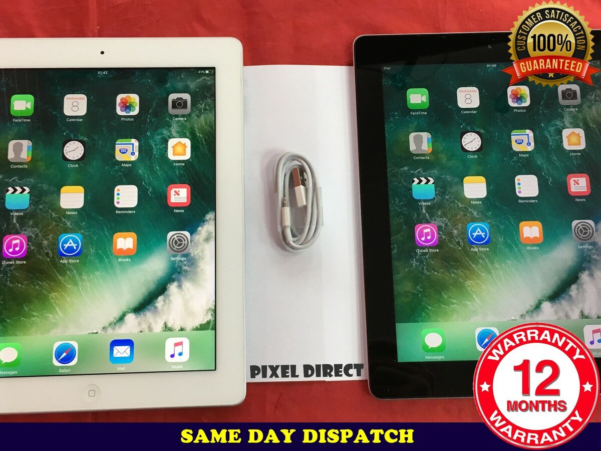 Apple iPad 4th Gen 16GB 32GB 64GB 128GB WiFi Cell 4G Unlocked iOS