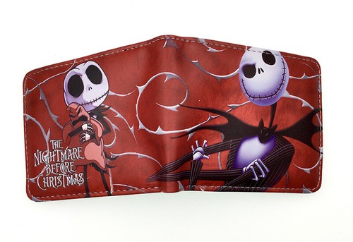 Cosplay The Nightmare Before Christmas Jack Card Holder Coin Wallet Cash Purse - Picture 41 of 46