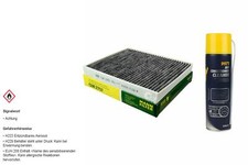 MANN FILTER Innenraumfilter MANNOL Klimareiniger für Opel Zafira B 1.8 1.6 1.9