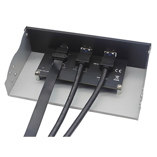 5.25Inch Bay Front Panel Hub with USB3.2 and Type C Port for Office PC Use - Picture 6 of 8