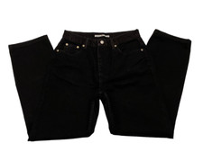 Tommy Hilfiger Women's Rinse Black All Cotton Perfect T-Jeans 12 Vintage 2000