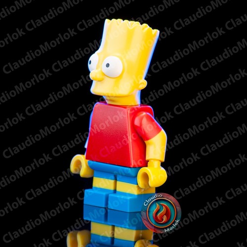 ⭐ LEGO Bart Simpson Minifigure sim008 colsim-2 71005 Serie 1 The Simpsons - Foto 5 di 7