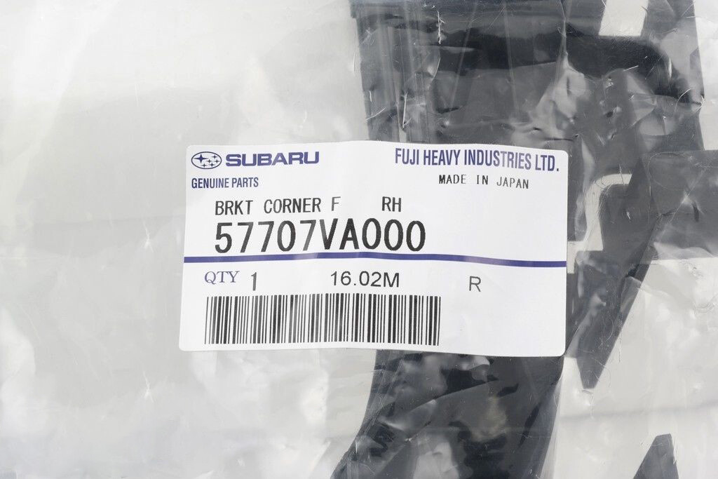 OEM 15-17 Subaru WRX & STi Front RIGHT Bumper Corner Support