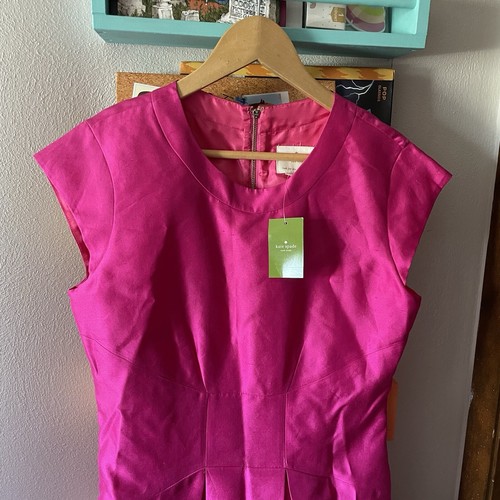 Kate Spade Neu mit Etikett Vail Kleid Day Disco in vivid Snapdragon Größe 10 - Bild 4 von 8