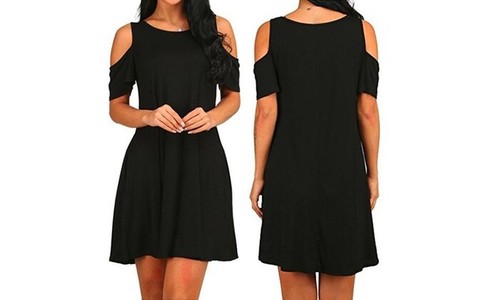 Cold Shoulder Dress - Picture 6 of 7
