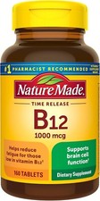 Nature Made Vitamin B12 1000mg Time Release Tablets - 160 Count