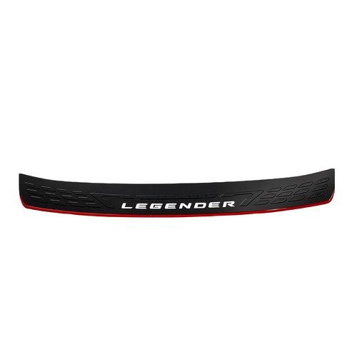 LEGENDER WHITE REAR BUMPER STEP DOOR SCUFF PLATE FOR TOYOTA FORTUNER 2015-2022 - Picture 2 of 11