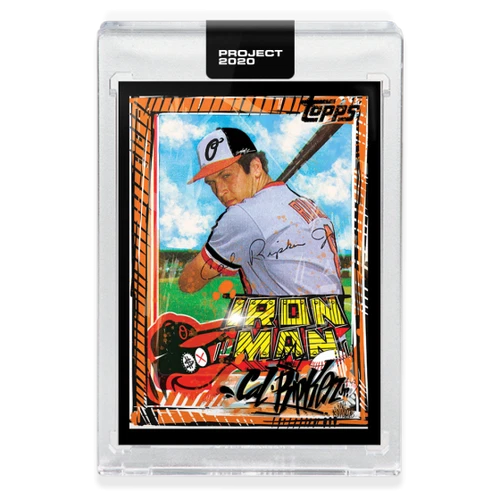 2020 TOPPS PROJECT 2020 #195 CAL RIPKEN JR. - BY KING SALADEEN