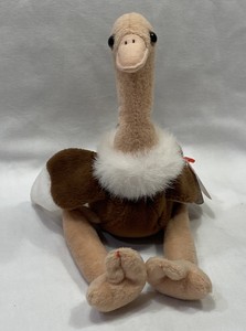 ostrich beanie baby