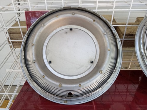 1980-1987 Cadillac Fleetwood DeVille 15" Turbine Hubcaps Set Of (2) Wheel Covers - Picture 17 of 24