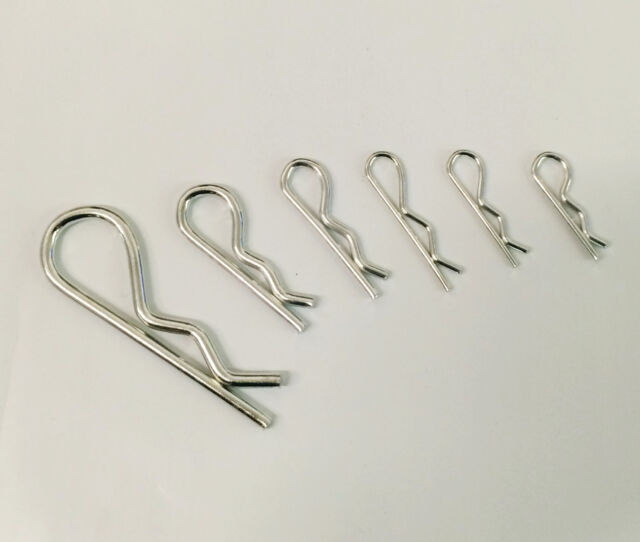 150pc in Mechanical Hitch Hair R Cotter Pin Tractor Clip Assortment for sale online