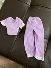 Barbie Doll Vintage 1990 ~ MY FIRST FASHIONS PURPLE LACEY PAJAMAS PJ's Clothing