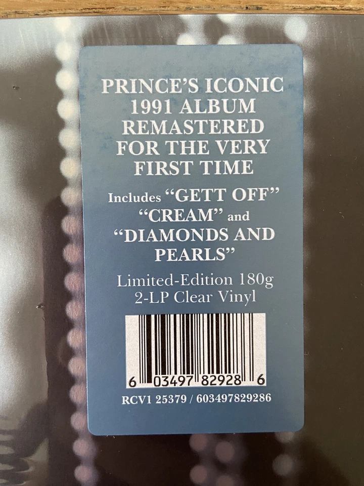 Prince Diamonds and Pearls double album vinyle transparent (clear vinyl 2 LPs) - Photo 3/4