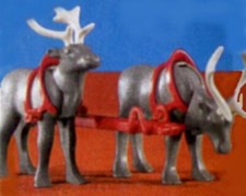 Playmobil 7599 2 Reindeer w/Harness SEALED NOS