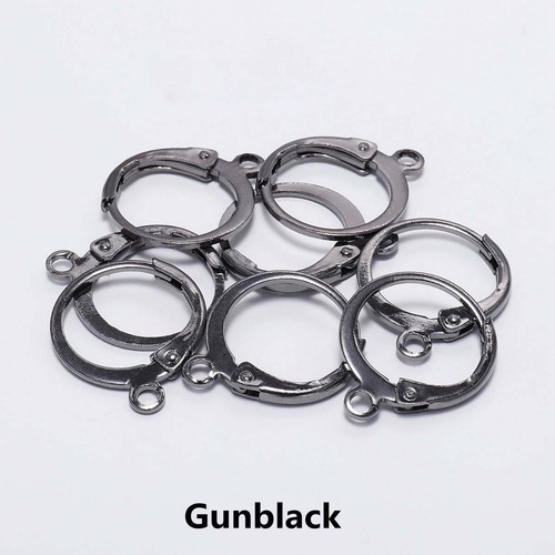 20 un. ganchos de clip de aro de oreja francesa de metal de 14x12 mm hágalo usted mismo hallazgos para hacer - Imagen 12 de 13