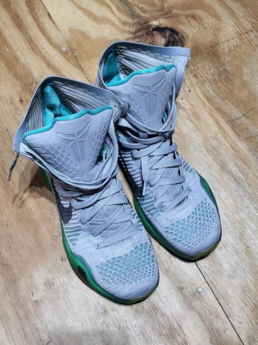 Nike Kobe 10 Elite Elevate Men 10.5 Green High - Picture 7 of 9