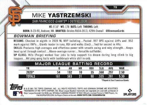2021 Bowman Chrome - You Choose #1-100 RC's and Veterans - 2 CARD MINIMUM! - Picture 156 of 198