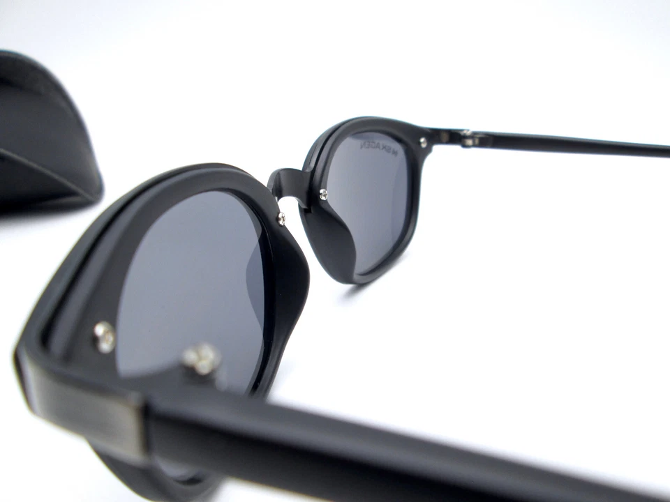 SKAGEN • Sombras • Gafas de sol 4-111 negro mate - plata cepillada / gris 3 + estuche Foto 4 de 4