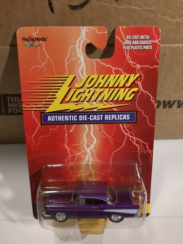 Johnny Lightning - 1957 Chevy, 1999, Purple - Picture 3 of 5