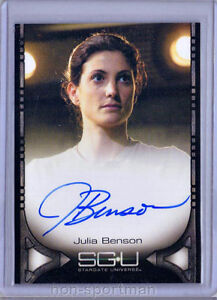 Stargate Universe Julia Benson Autograph Ebay