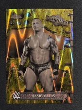 2025 Topps Chrome WWE Cactus Jack x WrestleMania Gold Ray Wave Randy Orton 35/50