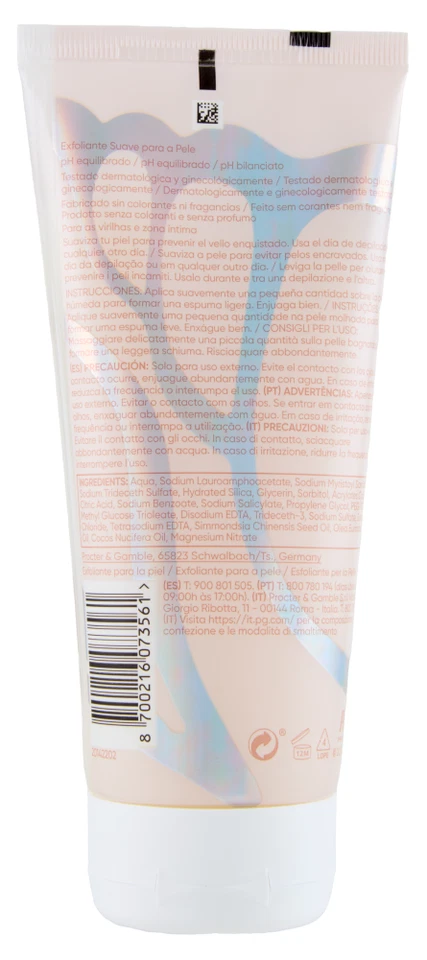 scrub levigante bikini Gillette Venus Satin Care Skin Smoothing Exfoliant 177 ml - Immagine 2 di 4