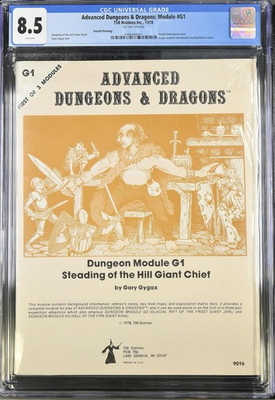 #ad TOP POP CGC 8.5 G1 Steading of the Hill Giant Chief A Seal ADamp;D TSR SW Gary Gyga $1500.00