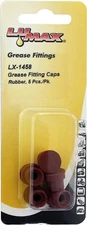 Lumax -LX-1458 -GREASE FITTING CAPS RUBBER -1PK