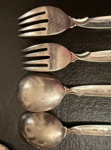 1847 Roger Bros IS Flair Silverplate Besteck 12 Teile Messer Gabeln Löffel MCM 1956 - Bild 17 von 19