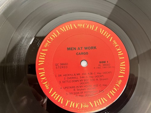 Men At Work 2 LP Lot Business As Usual Cargo Columbia BL 37978 QC 38660 - Bild 16 von 24