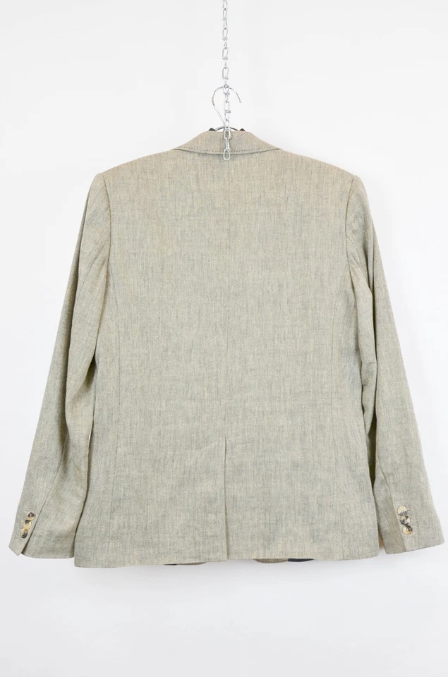 A.P.C. Linen Wool Blazer Beige Textured Jacket Men’s Made in Poland - Size S - Image 2 of 4