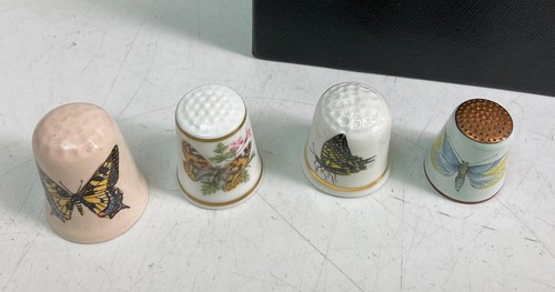 13x-Bundle of Thimbles-Butterfly’s,Birds & Animals-Brixham/Ainsley/Stafforshire - Picture 4 of 13