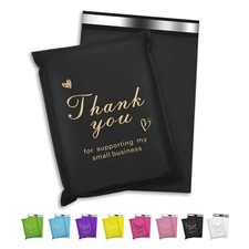 Thank You Poly Mailer - 10x13 Inch, 100 Pcs Waterproof & Tear-Resistant Shipp...
