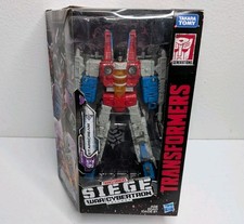 Transformers Siege Starscream War For Cybertron Hasbro Voyager Class NEW